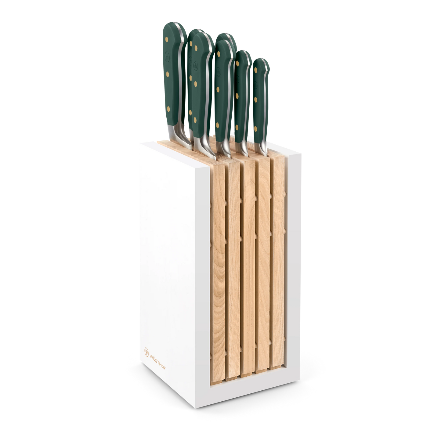Classic 8-Piece Designer Knife Block Set - Fresh Rosemary