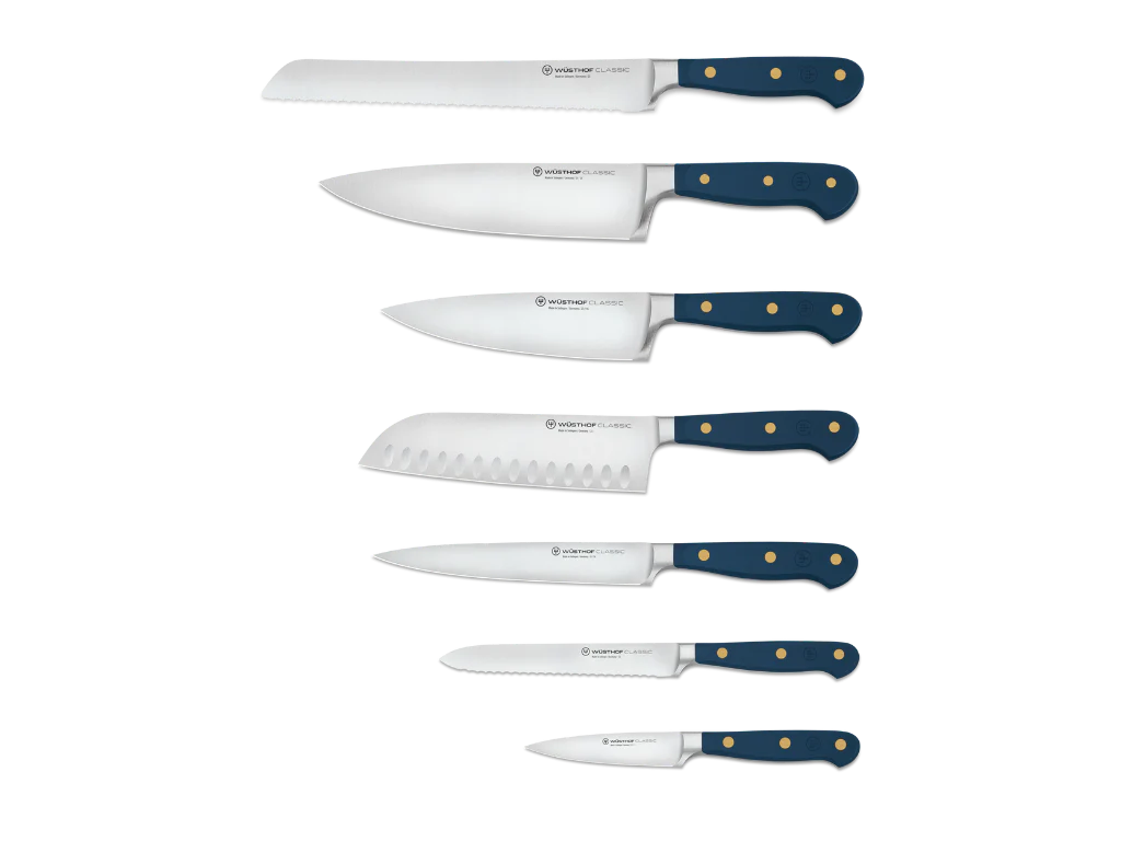 Classic 8-Piece Designer Knife Block Set - Wild Blueberry