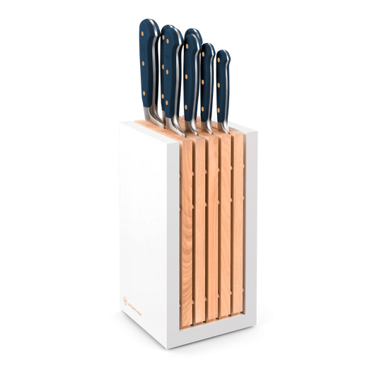 Classic 8-Piece Designer Knife Block Set - Wild Blueberry